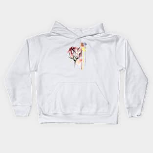 Abstract art rose Kids Hoodie